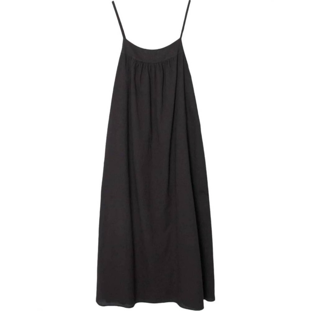 XIRENA Tenley Maxi Babydoll dress in black Medium New with Tags $275 - Picture 4 of 8